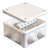Коробка распределительная ОП 85х85х45мм IP54 с клемм. 7 выходов 3 гермоввода 10А 6 контактов крышка на винтах бел. Epplast 130113 Электропромпласт