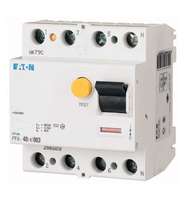 Выключатель дифференциального тока (УЗО) 4п 40А 300мА тип AC 6кА PF6 EATON 286510 Устройство защитного отключения 4 полюса к импульсному 250А КЗ 6 кА аналоги, замены