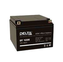 Аккумулятор 12В 26А.ч Delta DT 1226 купить в Москве по низкой цене