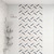 Плитка настенная «Блю Шеврон» 25х45 см 1.46 м² цвет белый LB CERAMICS