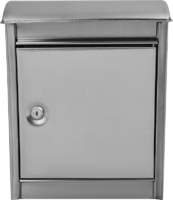 Почтовый ящик Standers 26.3x33.3x12.3 см нержавеющая сталь цвет серый
