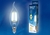 Лампа светодиодная LED-CW35-5W/NW/E14 /CL/DIM GLA01TR Air 5Вт свеча на ветру прозрачная 4000К нейтр. бел. E14 диммир. (упак. картон) Uniel UL-00002865