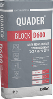 Клей для блоков тонкошовный Daüer Quader Block D600 40 кг аналоги, замены