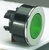 Скрытая головка с утопленным толкателем 30 - Osmoz для комплектации подсветкой пружинным возвратом зеленый | 024009 Legrand