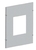 Панель с вырезом для T7 F вертикальной установки, 500x600 ВхШ | 9CNB00000000889 ABB