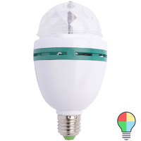 Лампа светодиодная Volpe Disco E27 3 Вт свет RGB Uniel аналоги, замены