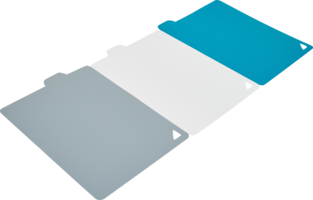 Набор разделочных матов 24x32 см полипропилен разноцветный