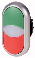 Кнопка сдвоенная с сигнальной лампой без фиксации зеленый+красный, M22-DDL-GR - 216698 EATON аналоги, замены