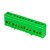 Шина нулевая PE 6х9 12 отверстий зеленый изолированный корпус на DIN-рейку латунь розн. стикер PROxima EKF sn0-63-12-ig-r