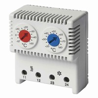 Термостат сдвоенный диапазон температур для NC контакта: - 10-50 гр. NO: +20+80 R5THRV13 DKC (ДКС)