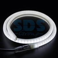 Гибкий Неон профессиональный LED SMD, форма - D, белый, 120 LED/м, бухта 100м 131-075 NEON-NIGHT Шнур светодиодный цена, купить
