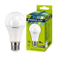 Лампа светодиодная LED-A60-12W-E27-6500K грушевидная ЛОН 172-265В Ergolux 12880 купить в Москве по низкой цене