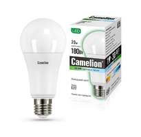 Лампа светодиодная LED20-A65/845/E27 20Вт 220В Camelion 13165 цена, купить