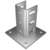 Основание потолочной стойки для профиля 50/50 мм | OPTU КМ-профиль LO15315