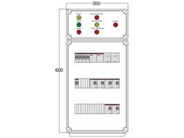 Щит управления электрообогревом FHR 3х1700 D330 (с терморег. и датч. темп.) ПСО DEVIbox DBFR03 аналоги, замены