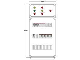 Щит управления электрообогревом FHR 2х4400 D330 (с терморег. и датч. темп.) ПСО DEVIbox DBFR16 аналоги, замены
