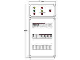Щит управления электрообогревом FHR 2х1700 D330 (с терморег. и датч. темп.) ПСО DEVIbox DBFR02 аналоги, замены