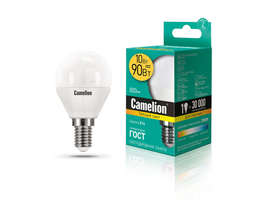 Лампа светодиодная LED10-G45/830/E14 10Вт 220В Camelion 13565 купить в Москве по низкой цене