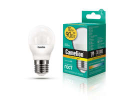 Лампа светодиодная LED10-G45/830/E27 10Вт 220В Camelion 13566 купить в Москве по низкой цене