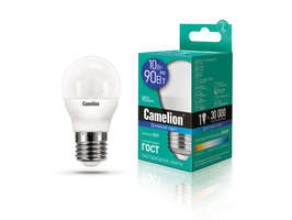 Лампа светодиодная LED10-G45/865/E27 10Вт 220В Camelion 13570 купить в Москве по низкой цене