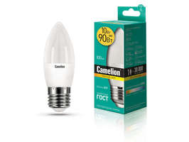 Лампа светодиодная LED10-C35/830/E27 10Вт 220В Camelion 13560 аналоги, замены