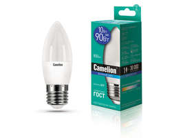 Лампа светодиодная LED10-C35/865/E27 10Вт 220В Camelion 13564 купить в Москве по низкой цене