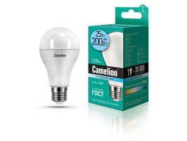Лампа светодиодная LED25-A65/845/E27 25Вт 220В Camelion 13572 купить в Москве по низкой цене