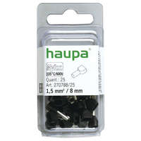 Конечная гильза для двух проводов цвет чёрный 1.5 / 8 HAUPA 270788/25 черн цена, купить
