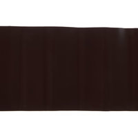 Лента бордюрная декоративная «Гофра» высота 10 см цвет коричневый Протэкт