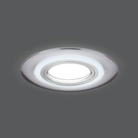 Светильник светодиодный Backlight ИВО 3Вт 3000К GU5.3 кругл.хром GAUSS BL141