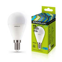 Лампа светодиодная LED-G45-11W-E14-4K Шар 11Вт E14 4500К 172-265В Ergolux 13628 купить в Москве по низкой цене