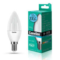 Лампа светодиодная LED12-C35/845/E14 12Вт 220В Camelion 13689 купить в Москве по низкой цене