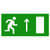 Знак безопасности PS-33336.E11 &quot;Напр. К эвакуационному выходу прямо (прав.)&quot; Белый свет a21440