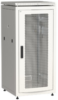 Шкаф сетевой 19дюйм ITK LINEA N 28U 600х800 мм перфорированная передняя дверь серый - LN35-28U68-P IEK (ИЭК)