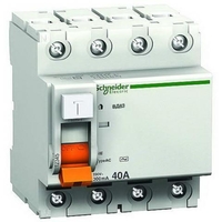 Выключатель дифференциальный (УЗО) ВД63 4п 63А 30мА тип AC | 11466 Schneider Electric тока АС Домовой аналоги, замены