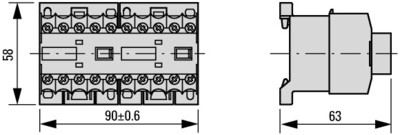 Миниконтактор 9А 230В AC 1НO категория применения AC-3/АС4, DILEM-10(230V50HZ,240V60HZ) - 051786 EATON