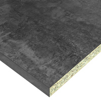 Столешница 300x60x3.8 см ЛДСП цвет бетон темный