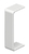 Стыковая накладка кабельного канала WDK 20x50 мм (ПВХ,белый) (WDK HS20050RW) | 6154069 OBO Bettermann