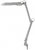Светильник настольный струбцина NL-201 11Вт ЛЛ G23 серый | C0041458 ЭРА (Энергия света)