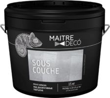 Грунт-краска для декоративных покрытий Maitre Deco «Sous-Couche» 15 кг аналоги, замены