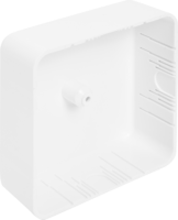 Распределительная коробка открытая IEK 75x75x28 мм 2 ввода IP20 цвет белый (ИЭК)