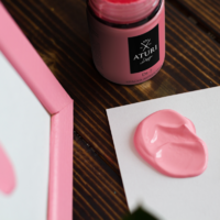 Краска акриловая Aturi цвет розовый 60 г DESIGN