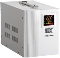 Стабилизатор напряжения переносной серии Prime 1,5 кВА | IVS31-1-01500 IEK (ИЭК) ИЭК аналоги, замены