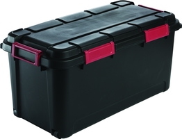 Ящик повышенной надежности Outback 79x40x37 см 80 л с крышкой пластик цвет чёрный KETER