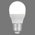 Лампа светодиодная E27 220-240 В 6.5 Вт шар матовая 550 лм, холодный белый свет Osram