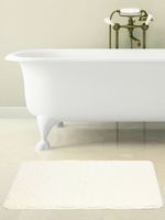 Коврик для ванной «Лана» 70х120 см цвет белый BATH PLUS
