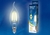 Лампа светодиодная диммируемая LED-CW35-5W/WW/E14/CL/DIM GLA01TR форма &quot;свеча на ветру&quot; прозр. Air свет теплый бел. 3000К упак. картон. Uniel UL-00002863