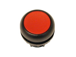 Головка кнопки без фиксации красный черное лицевое кольцо, M22S-D-R - 216595 EATON аналоги, замены