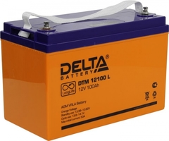 Аккумулятор 12В 100А.ч Delta DTM 12100 L купить в Москве по низкой цене