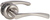 Дверная ручка Edson EDS-14-Z01 без запирания алюминий гальваническое покрытие цвет матовый никель